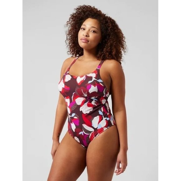 Athleta Other - NWT Athleta Floral One Piece Swimsuit L
